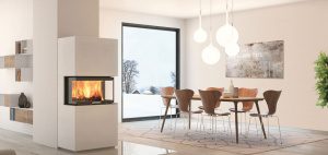 Kamin Monaco mit Infraraotpaneel | heat-style LINHART Graz