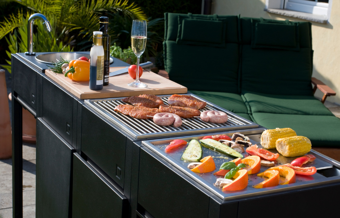 Modulare Outdoorküche