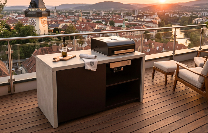 Modulare Outdoorküche